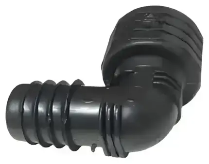 Codo Inserto Metalico Hembra Espigas
