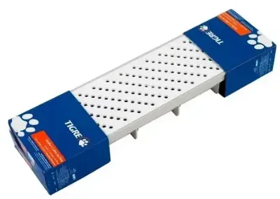Kit de Canaleta de Piso 13x50 cm Gris Tigre