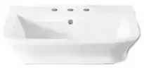 Roca- Lavatorio Mural 550x740 mm 3 Agujeros The Gap Capea