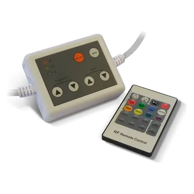 Controlador 4Amp Rgb-12/66 con Control Remoto Rf Vulcano