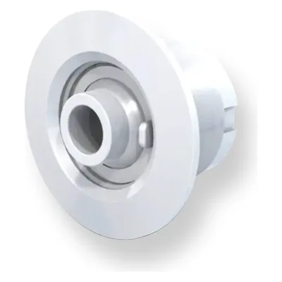Retorno Orientable Aro Fijo Blanco P/ Horm. - Ø 50 mm Vulcano