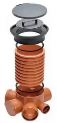 Conjunto Cojinete 200 C/ Prolongacion 0,25 m y Portarejilla Ciega Awaduct Saladillo