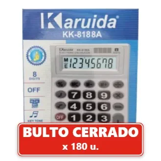 Calculadora 8 Dígitos en Caja (180U.) VOV