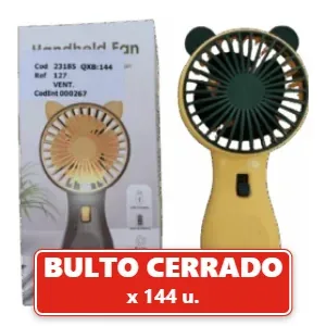 Ventilador Portátil Recargable 3 Velocidades (144U.) VOV