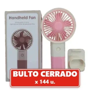 Ventilador Portátil Recargable 3 Velocidades (144U.) VOV