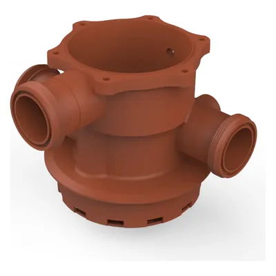 Cuerpo Marron sin Jta P/ M.V.6 V para Unión Vulcano