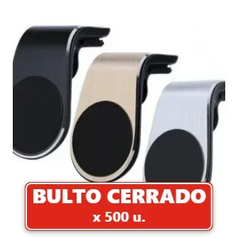 Soporte de Celular para Auto Magnético para Rejilla de Ventilación Metálico (500U.) VOV