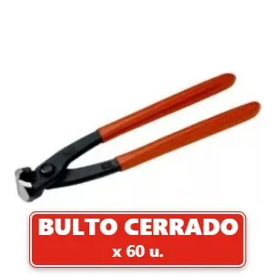 Pinza Alicate Tenaza Armador Mango Antideslizante 9'' en Blister (60U.) VOV