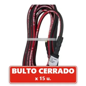 Manguera Hidrolavadora Universal 6 Mts con Acople Negro Y Rojo (15U.) VOV
