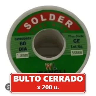 Estaño Rollo Alta VOV
