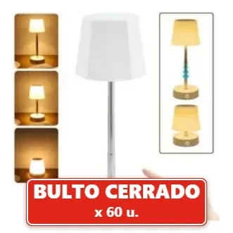 Lámpara de Mesa Led Moderna Ajustable Recargable (60U.) VOV