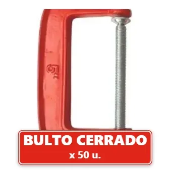 Prensa Tipo G 5'' 127mm Profesional Hierro Fundición (50U.) VOV