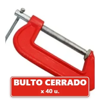 Prensa Tipo G 6” 150mm Profesional Hierro Fundición (40U.) VOV