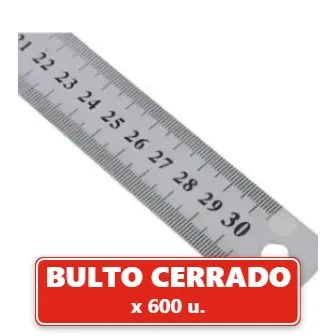 Regla Metalica Inox VOV