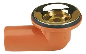 Codo Sopapa Bañera Awaduct 40 mm Br Pulido 4099