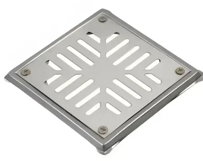 Rejilla para Pileta Patio 10 x 10 cm Inox (50U.) Concorplast