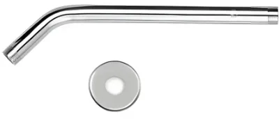 Brazo Ducha Acero Inox 45° con Roseta 1/2 x 30 cm Latynplast Bio