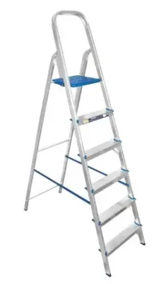 Escalera de Aluminio 5 Escalones 0,44 x 1,09 x 1,65 m Crecchio