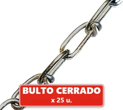Cadena Nudo Galvanizada N°12 (25U.) El Abuelo