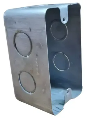 Caja Rectangular para Instalación en Seco Aluminizada sin Marca