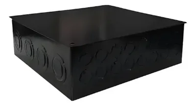 Caja Derivación Chapa 25 x 25 x 8 (5U.) sin Marca