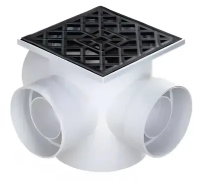 Pileta Des. 160, 3 Bocas Ent./Sal 110/100-60/63 con Sifón (20U.) Concorplast