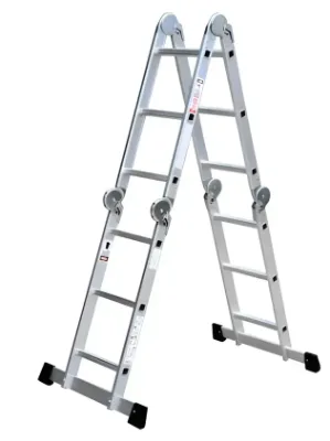 Escalera Alum 4 x 3 Escalones Res.150Kg Alt.346 cm P.10,7Kg Crecchio