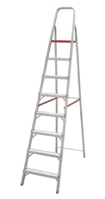 Escalera Alum 8 Escalones Res.120Kg Alt.176 cm P.5,3Kg Crecchio