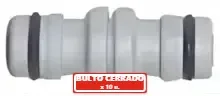 Unión Acople Rápido 1/2" + 2 Acople Rápido H 1/2" (10U.) El Abuelo