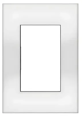 Tapa Bastidor 10x5 V 2000 Jeluz Platinum Blanco Leds Go