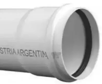 Tubo 250 mm x 6 m x 4 mm JE Redes Entubando Tubos PVC