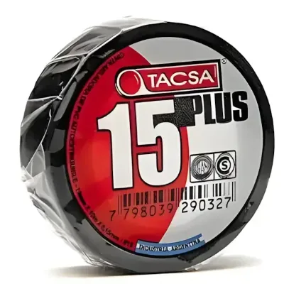 Cinta Aisladora Tacsa x 20 Metros Negra Leds Go