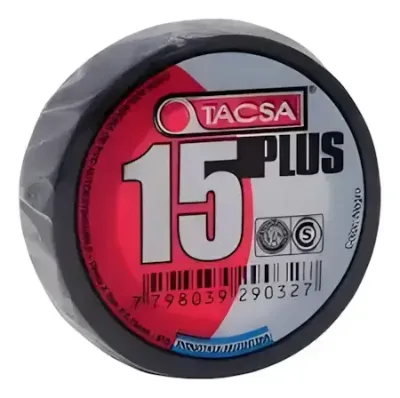Cinta Aisladora Tacsa x 5 Metros Negra Leds Go