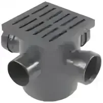 Pileta Múltiple Sifonada 20x20 con Tapa Ciega 3 Entradas O´Ring Enchufando