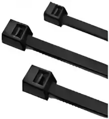 Precinto 2,5x100 mm Bolsa x 100U. Negro Crecchio