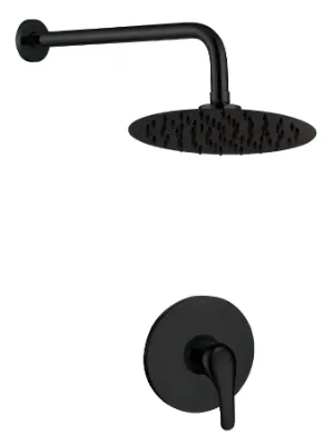 Linea Vari - Ducha Monocomando Cromado Negro - Vann