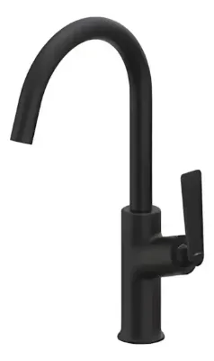 Linea Petra - Monocomando Cocina - Negro - Vann