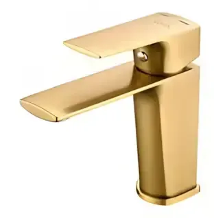 Linea Milos - Monocomando Vanitory Pico Corto - Dorado - Vann