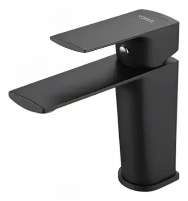 Linea Milos - Monocomando Vanitory Pico Corto - Negro - Vann