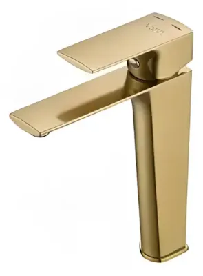 Linea Milos - Monocomando Vanitory Pico Largo - Dorado - Vann