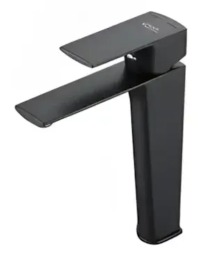 Linea Milos - Monocomando Vanitory Pico Largo - Negro - Vann