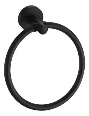 Linea Exo - Toallero Aro - Negro - Vann