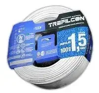 Cable Unipolar 1,5 mm Blanco Trefilcon Rollo por 100 m IRAM