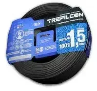 Cable Unipolar 2,5 mm Negro Trefilcon Rollo por 100 m IRAM