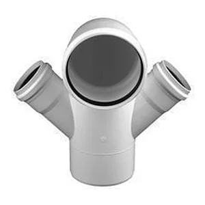 JE - Codo 87 30° C/2 Acometidas M-H 110 x 63 mm Desagüe Junta Elastica Tigre
