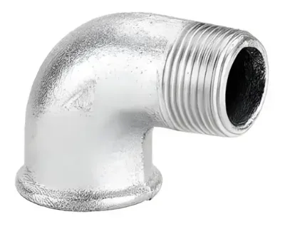 Codo 90° Macho Hembra Galvanizado