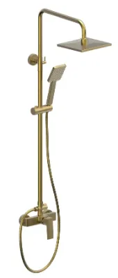 Linea Milos - Monocomando Ducha con Transferencia Exterior - Dorado - Vann