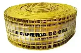 Malla de Advertencia 15 cm Rollo por 100 m Amarillo - Gasatex