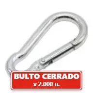 Mosquetón Pera 5 Cm (Unidad Mínima de Compra Bolsa x 200u) (2000U.) VOV