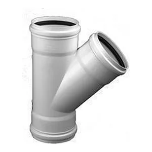JE - Ramal 45° H-H 40 x 40 mm Desagüe Junta Elastica Tigre